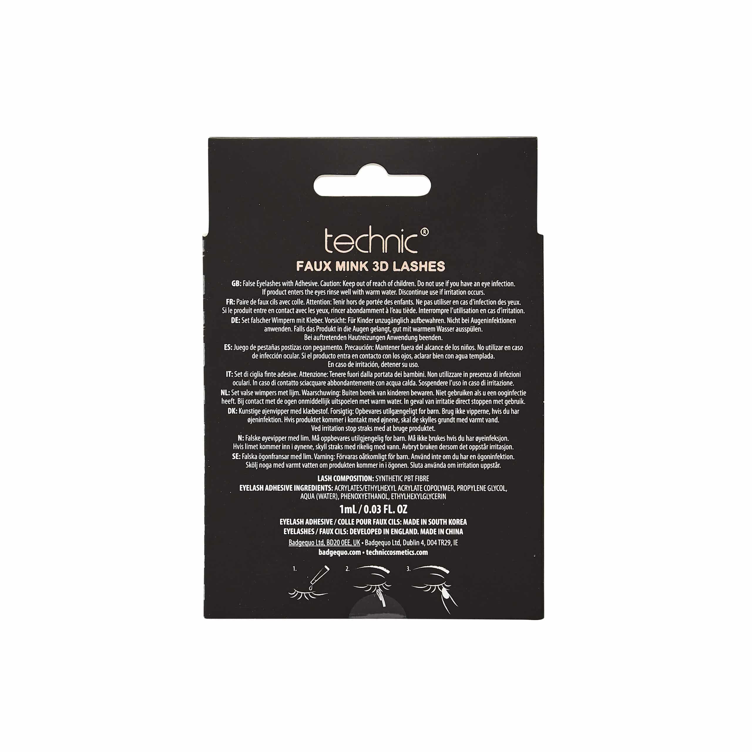 Technic Faux Mink 3D Lashes Paris