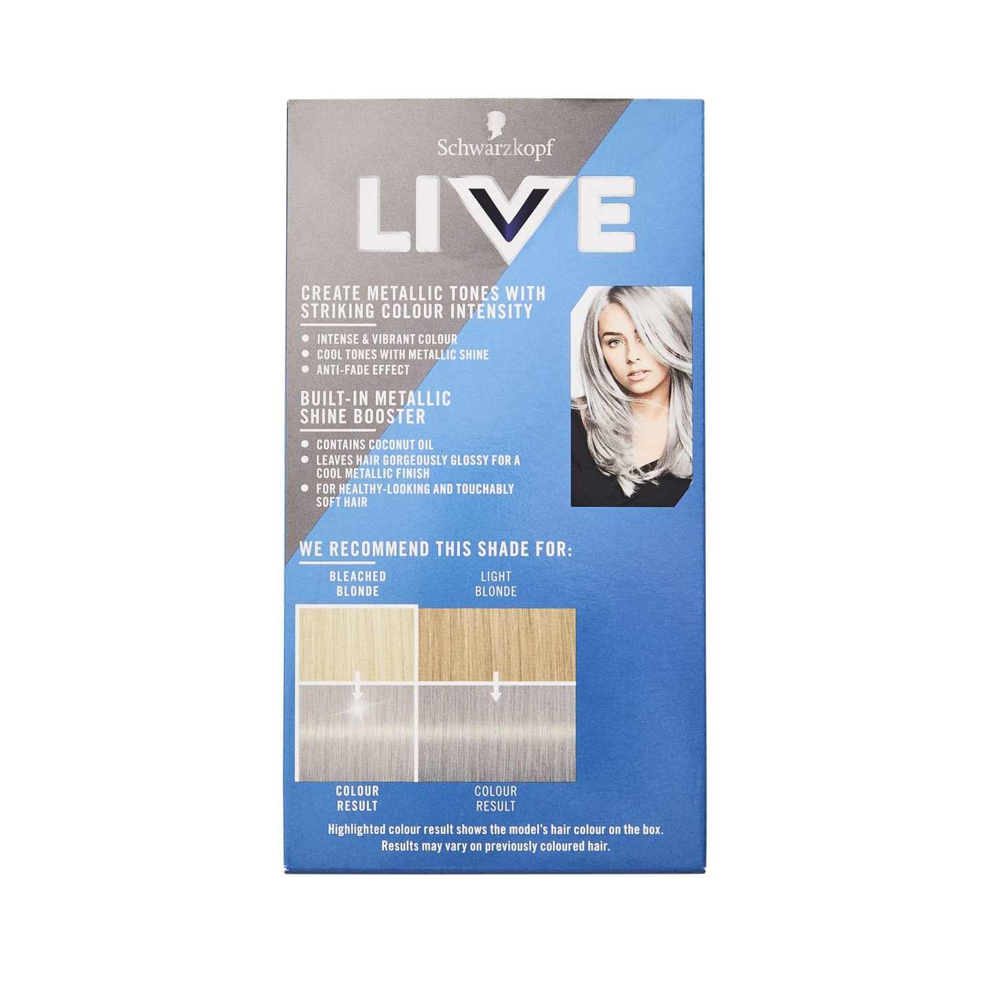 LIVE Intense Colour Urban Metallics U71 Metallic Silver