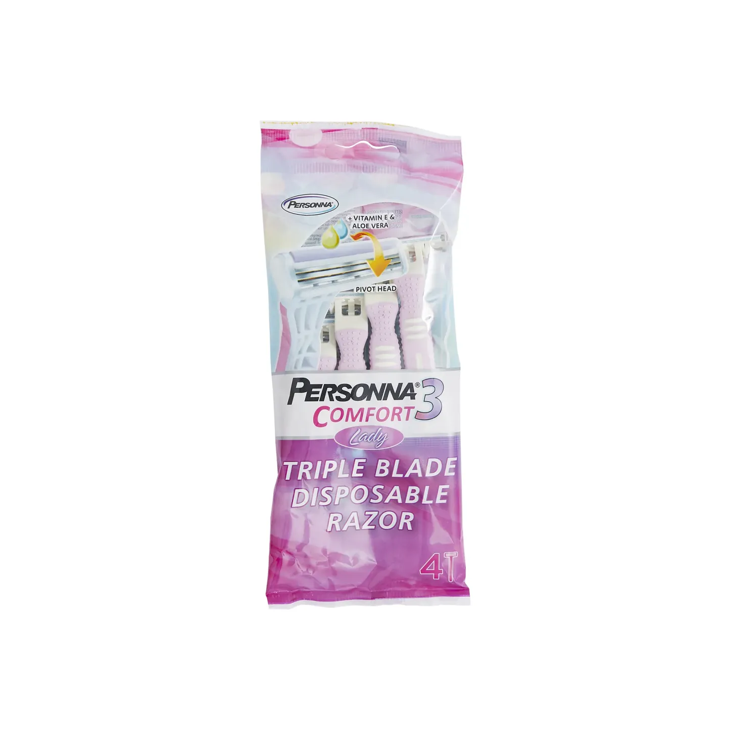 Personna Speed 3 Razors Pack of 4