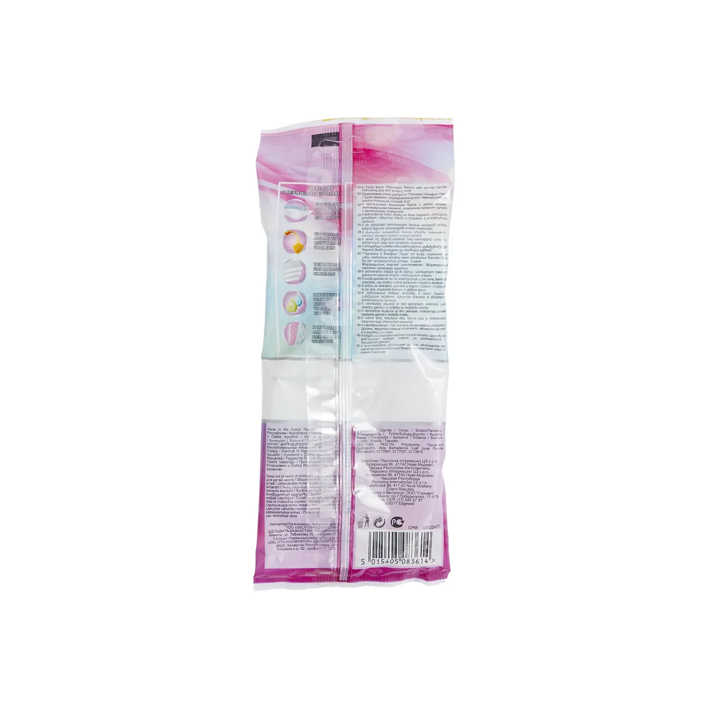 Personna Speed 3 Razors Pack of 4