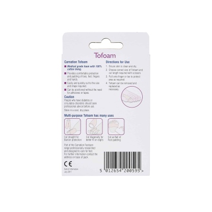 Carnation Foam For Fingers And Toes Pack Of 2 Sizes