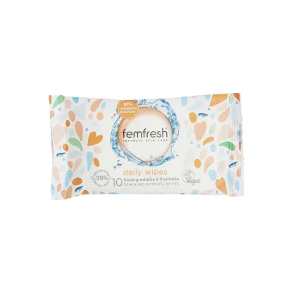 Femfresh Pocket Wipes 10's