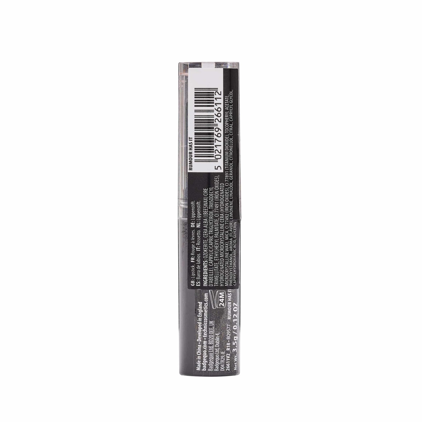 Technic Colour Max Matte Lipstick Rumour Has It 3.5g
