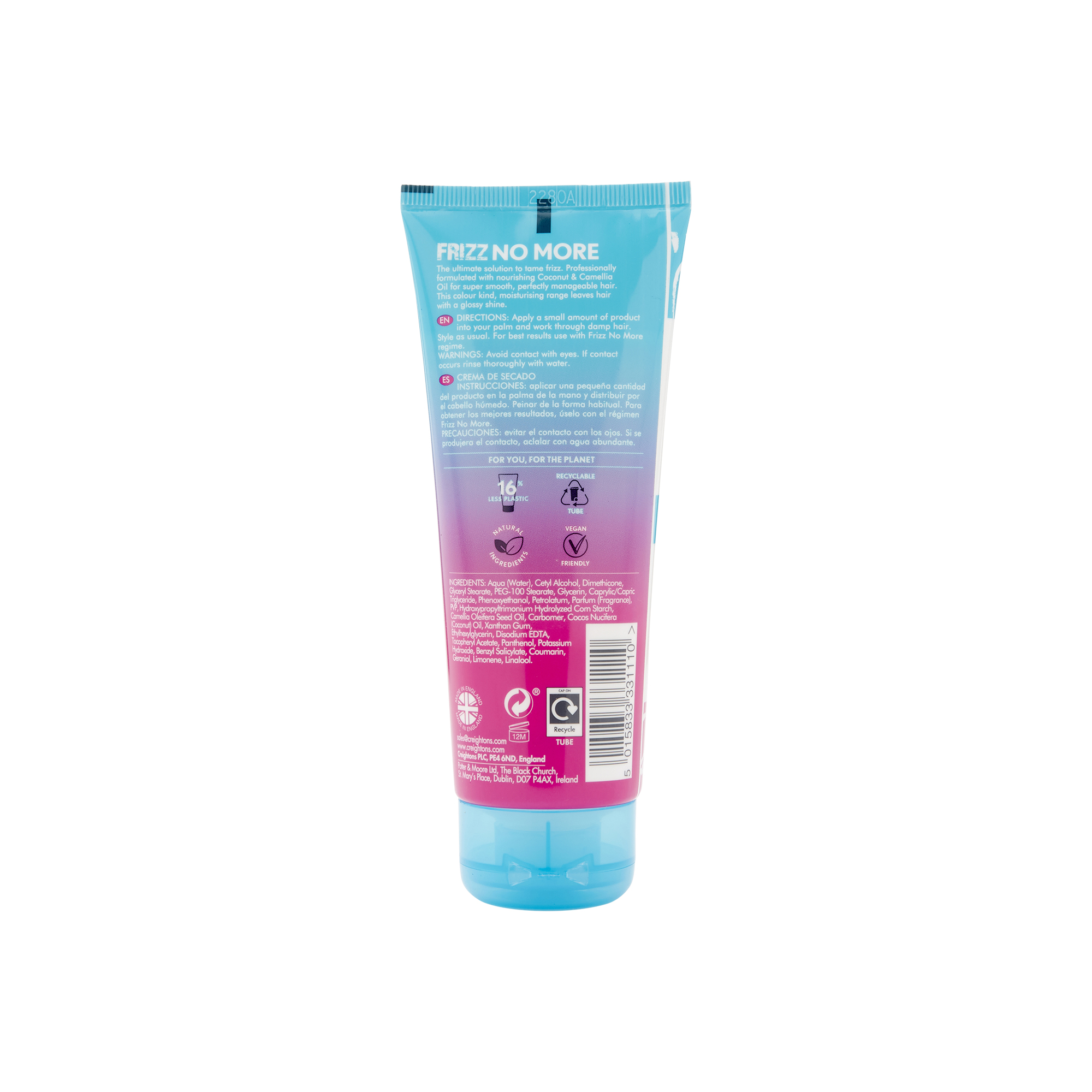 Creightons Frizz No More Smooth & Shine Blow Dry Cream 100ml