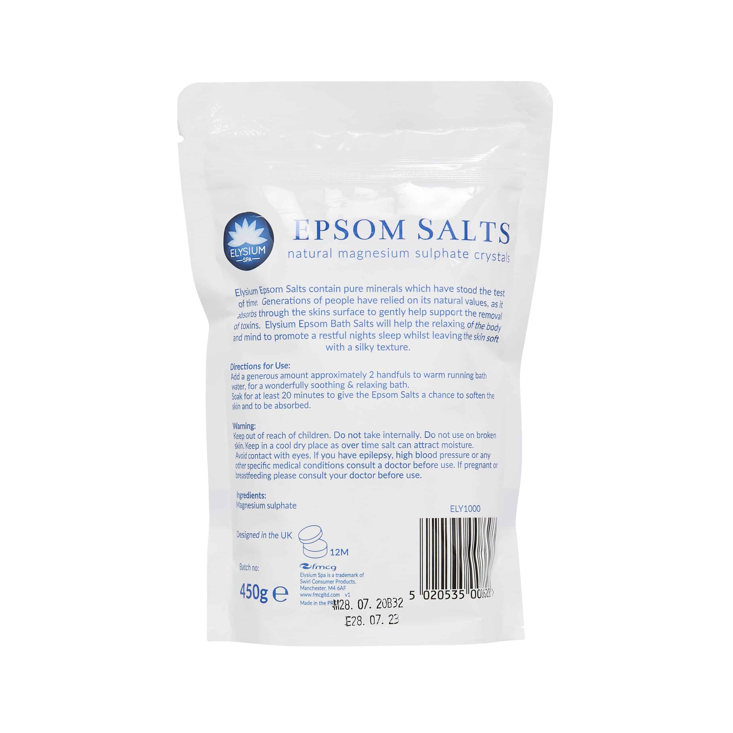 Elysium Spa Epsom Salts Original 450g