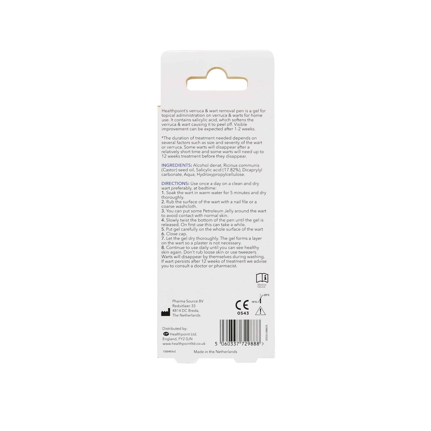 Healthpoint Verruca & Wart Removal Pen 2ml
