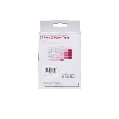 Madison 20 Denier Tights Medium Honey 3 Pack