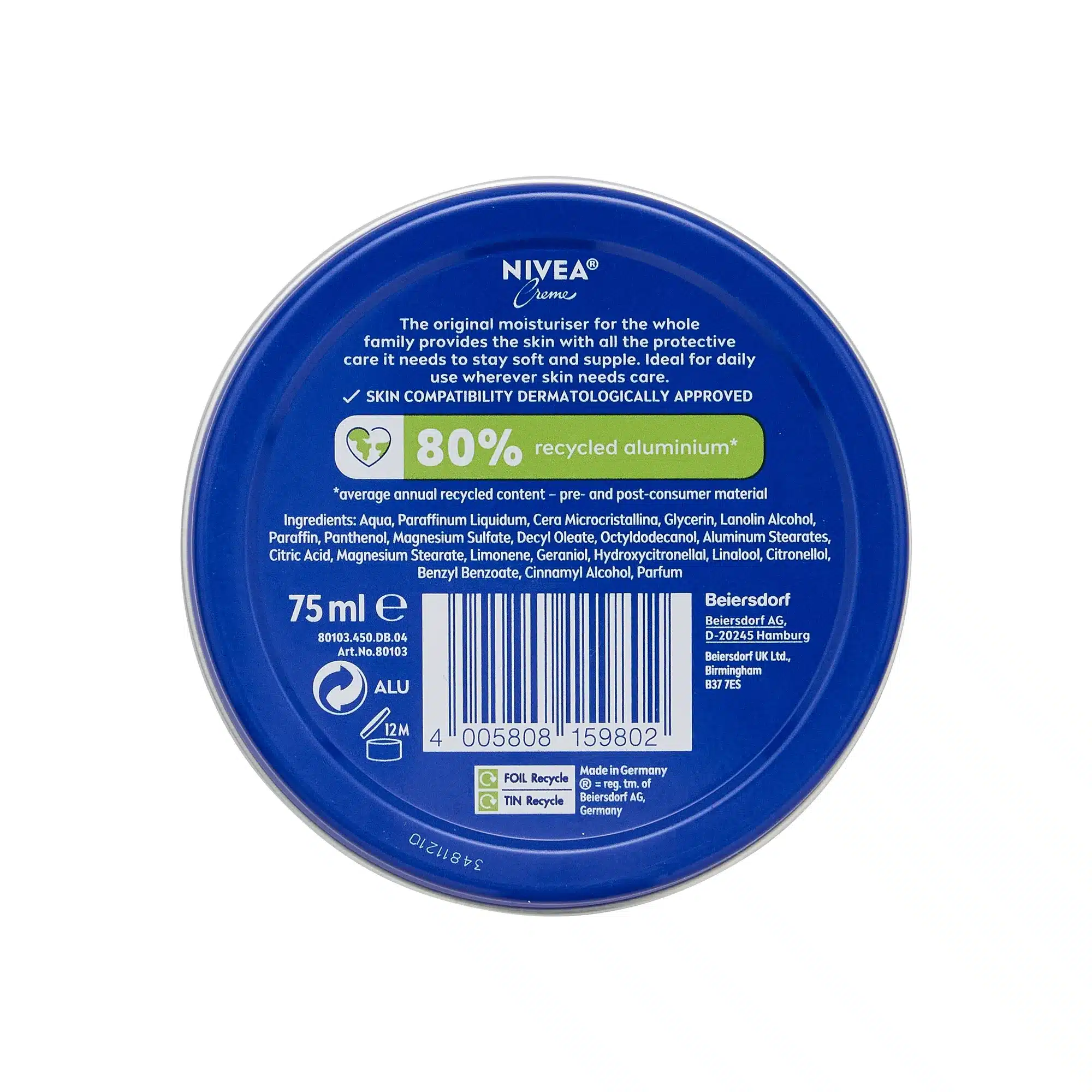 NIVEA Creme Tin 75ml