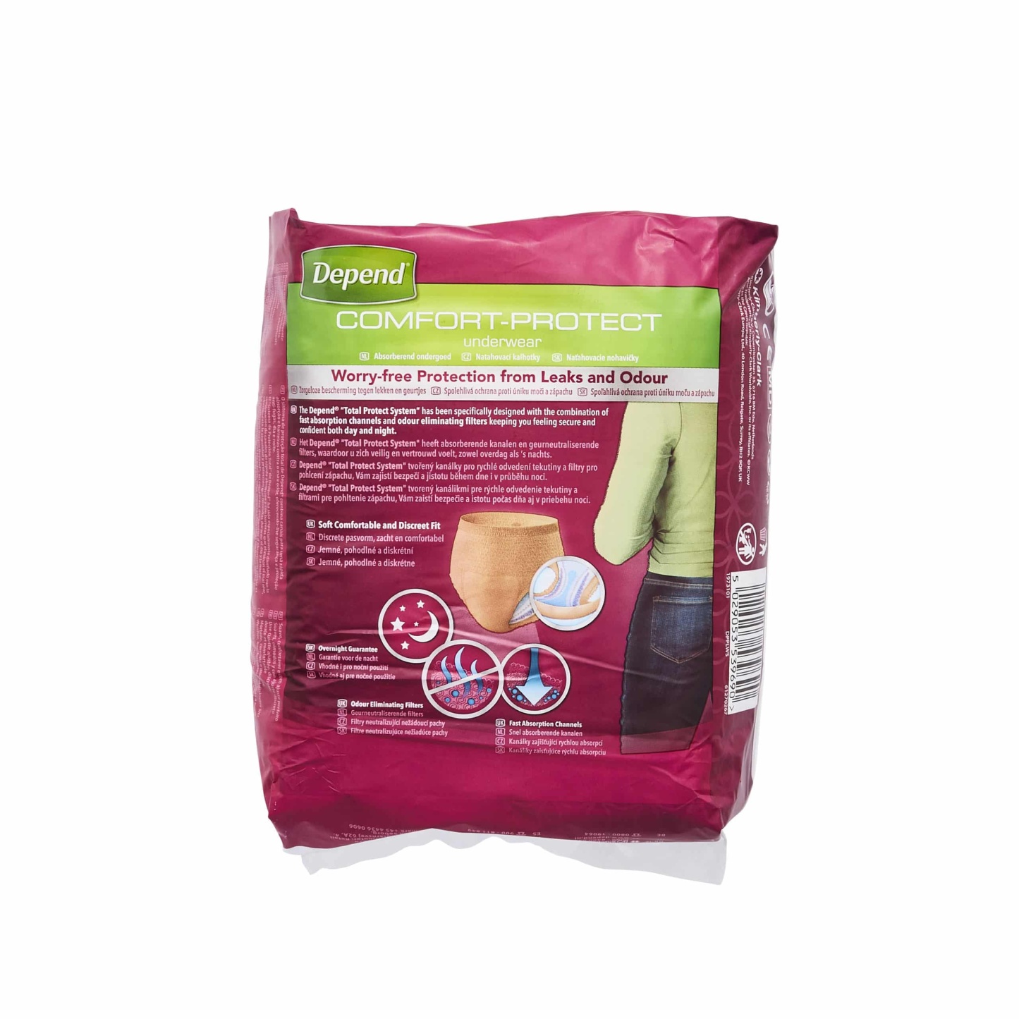 Depend Comfort Protect Incontinence Pants for Women Pants Size L 9's