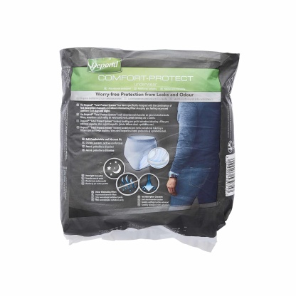 Depend Comfort Protect Incontinence Pants for Men Size S/M 10's