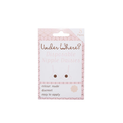 UnderWhere? Disposable Nipple Daisies Nude Pack of 5