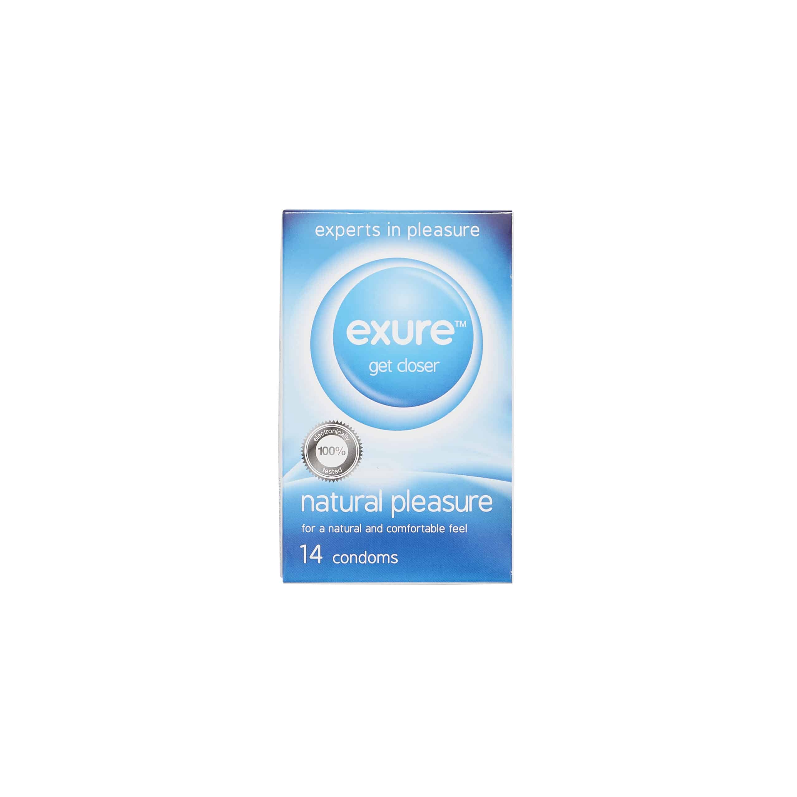 Exure Natural Pleasure Condoms 14's