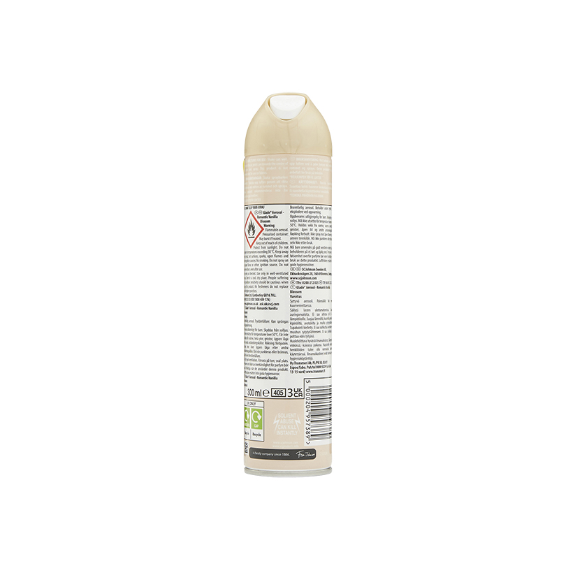 Glade Aerosol Romantic Vanilla Blossom 300ml