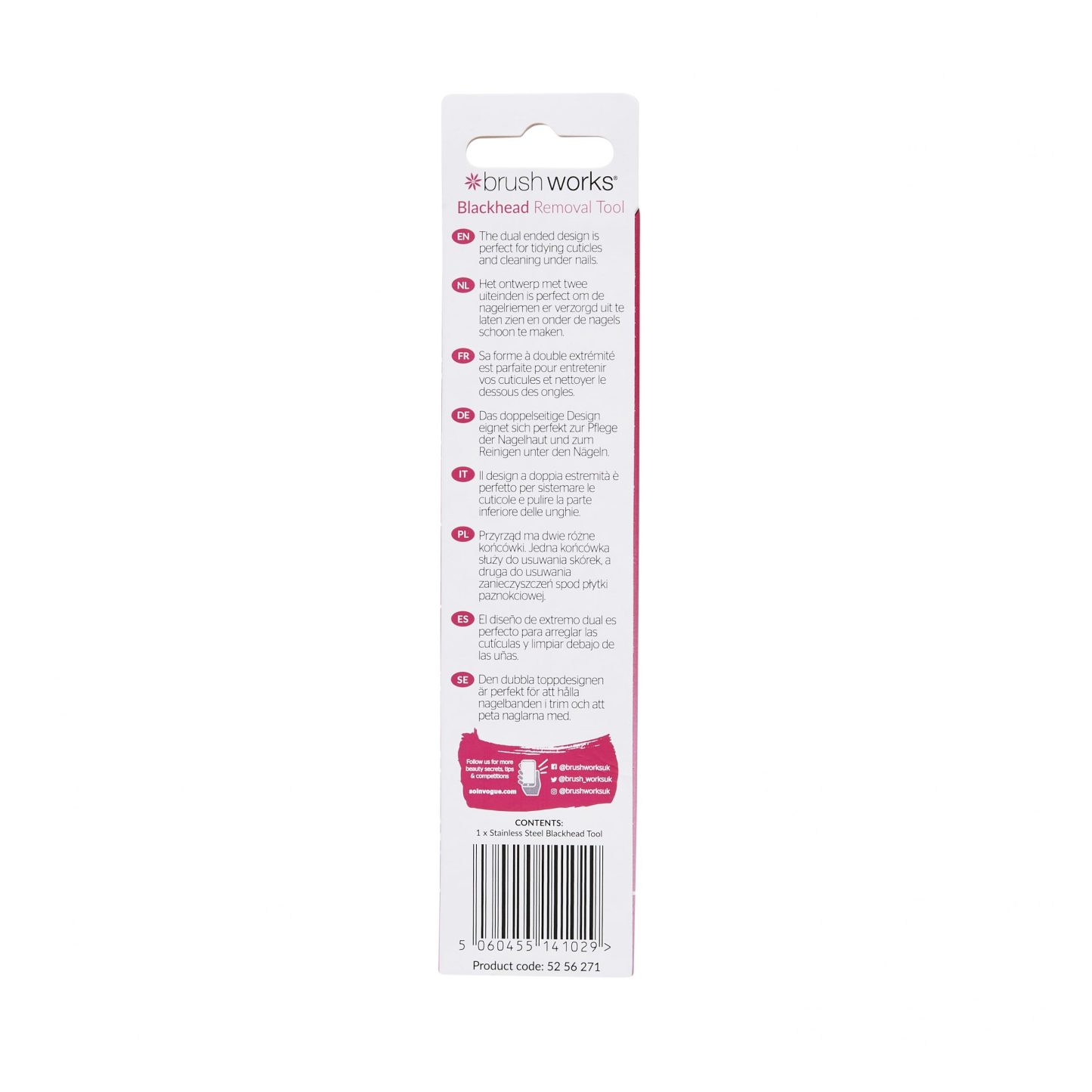 Brushworks Blackhead Removal Tool