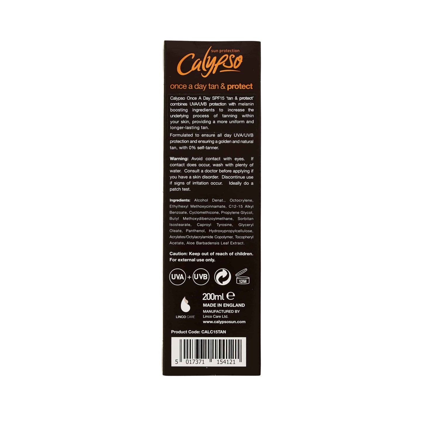 Calypso Once a Day Tan & Protect SPF15 200ml