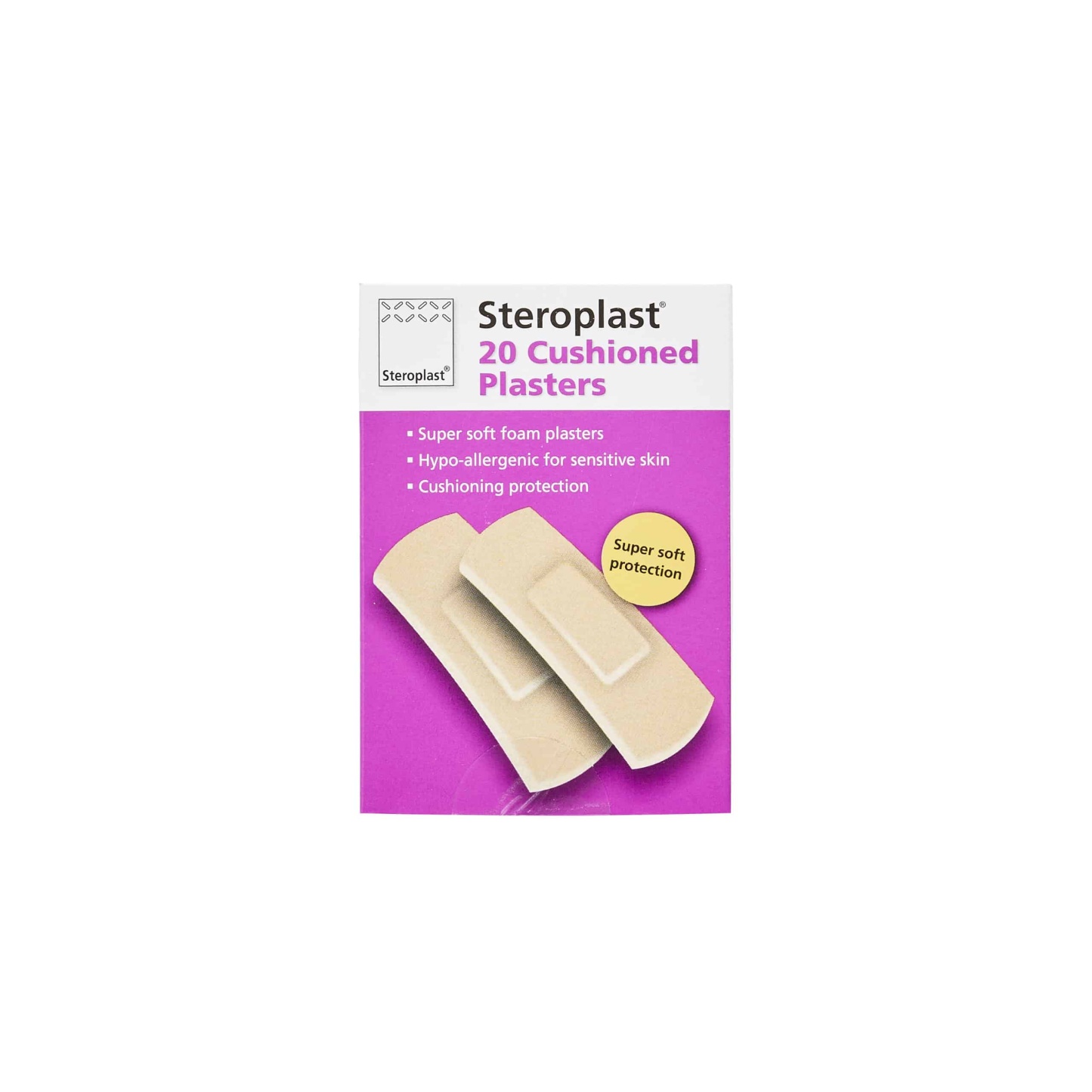 Steroplast Cushioned Plasters 20's