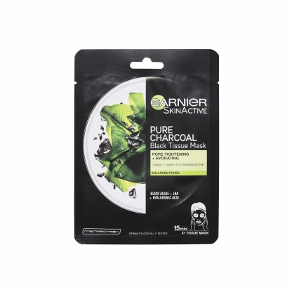 Garnier Pure Charcoal Black Tissue Mask 28g