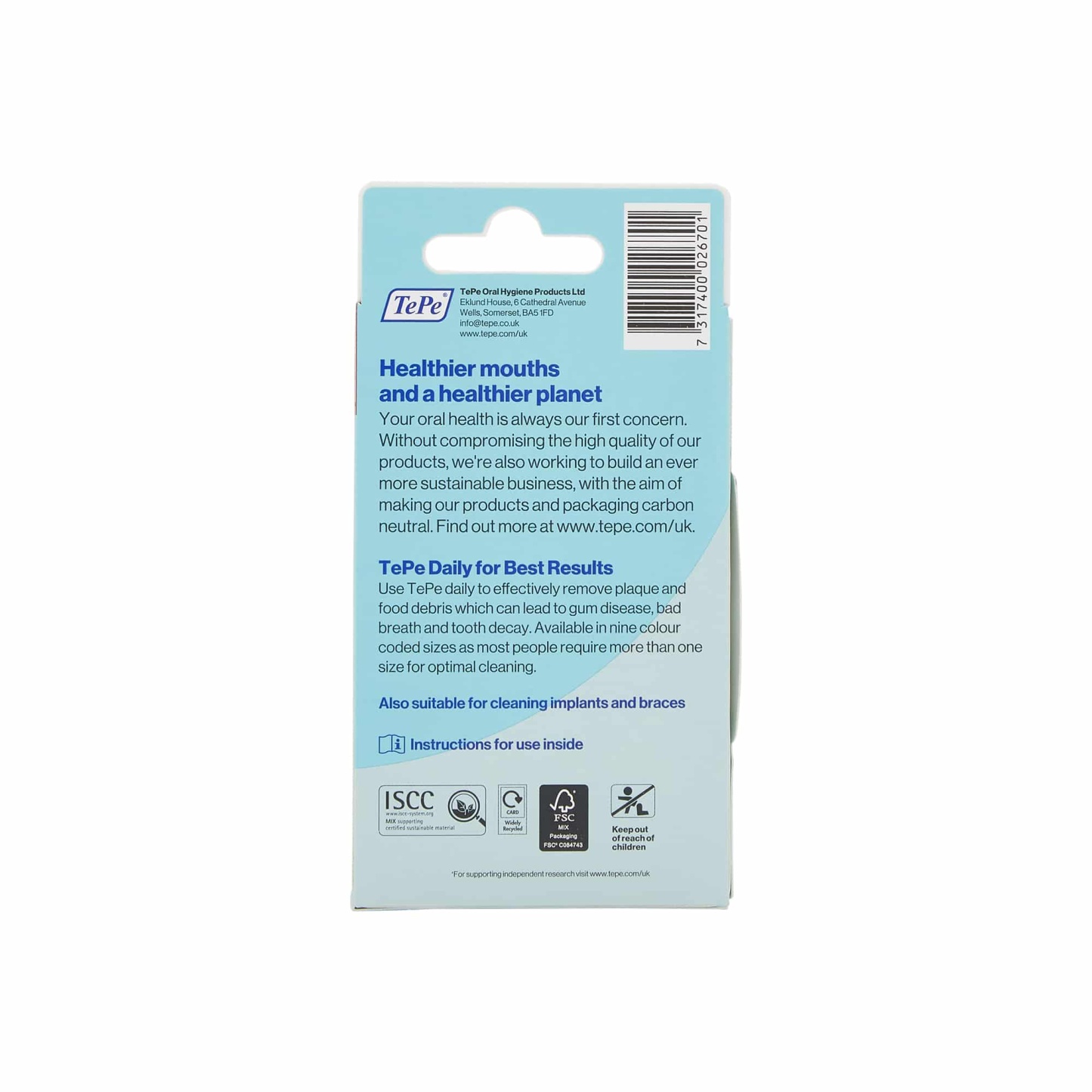 TePe Interdental Brushes Red 0.5mm 6's