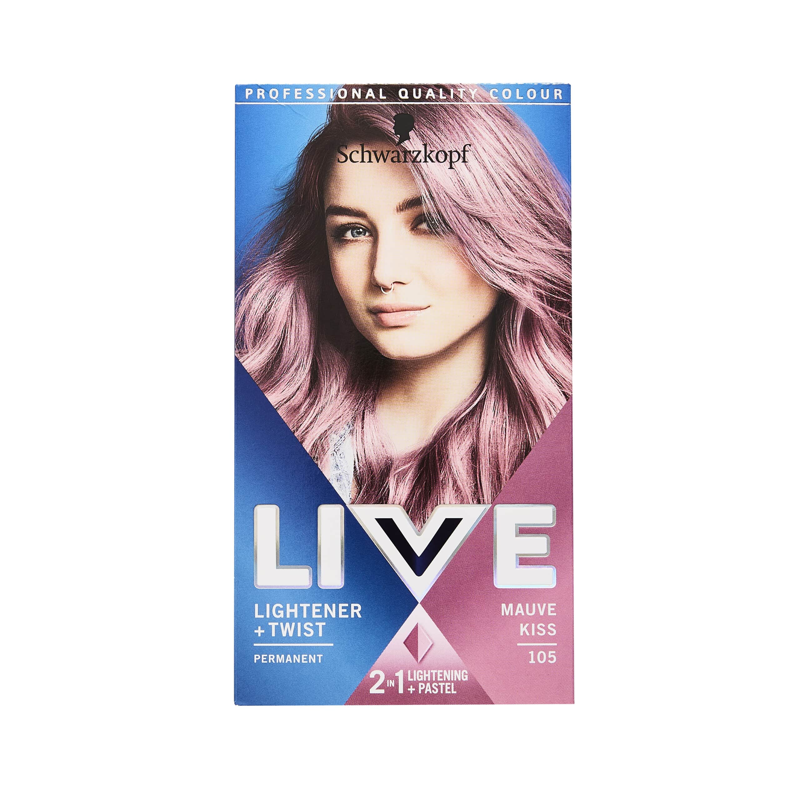 LIVE Lightener + Twist 105 Mauve Kiss