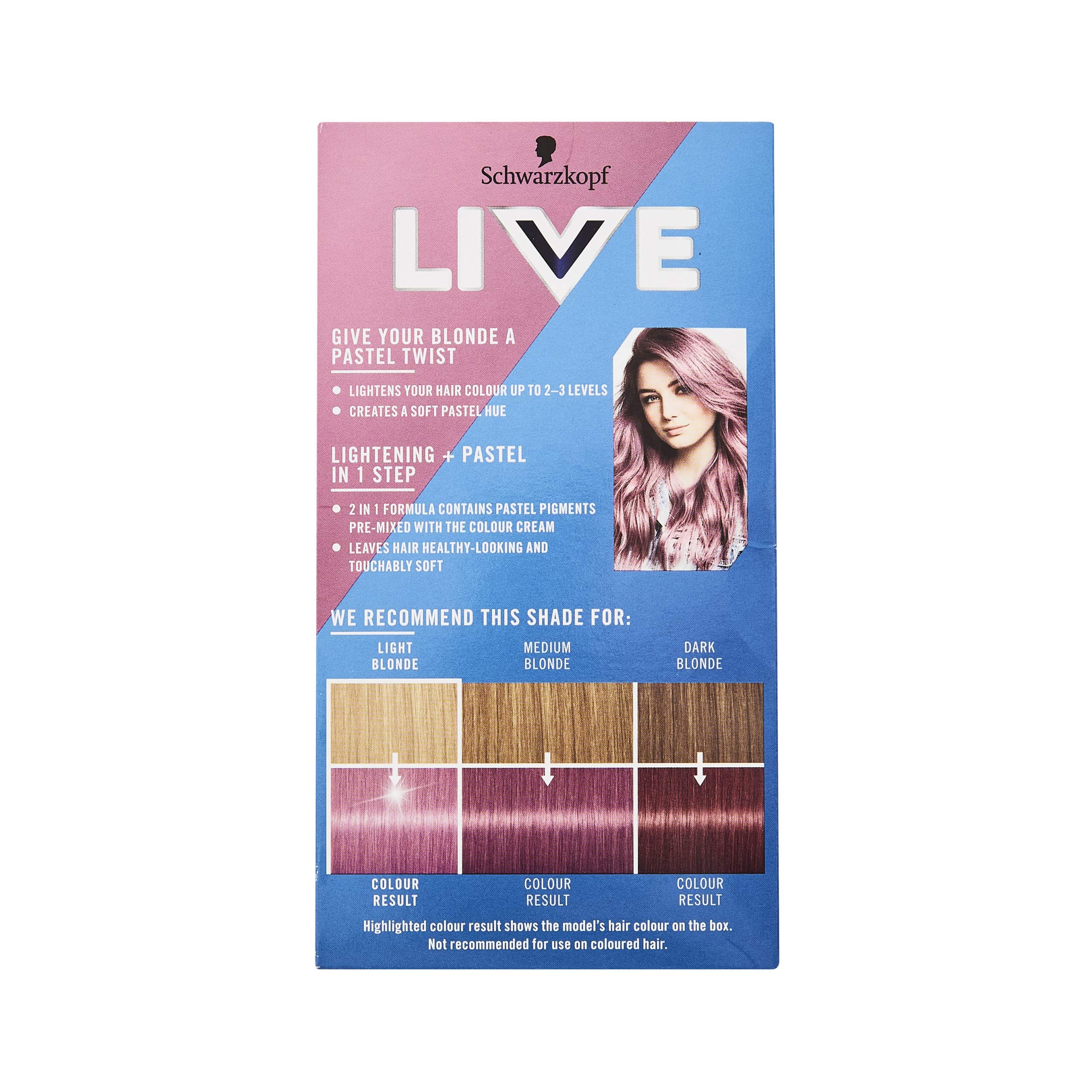 LIVE Lightener + Twist 105 Mauve Kiss