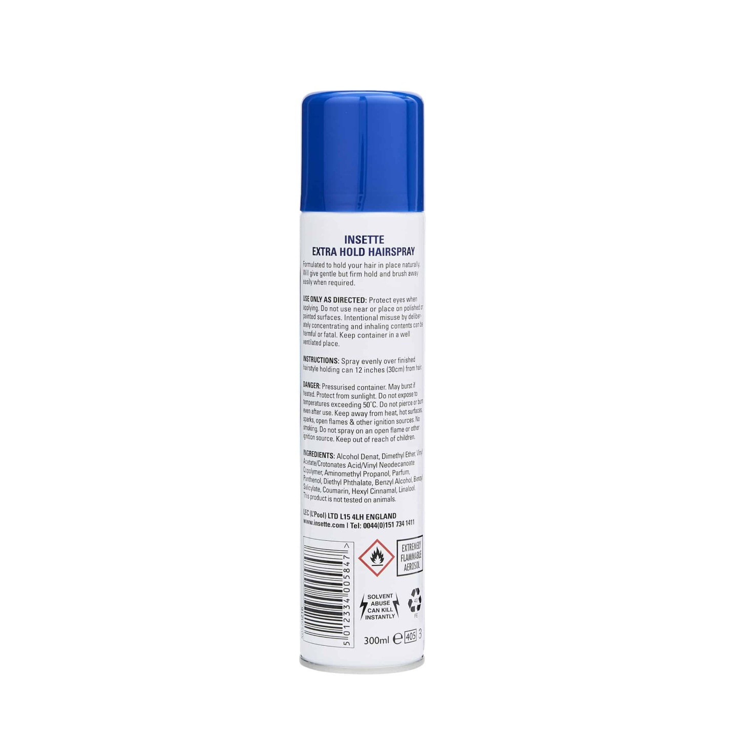 Insette Extra Hold Hairspray 300ml