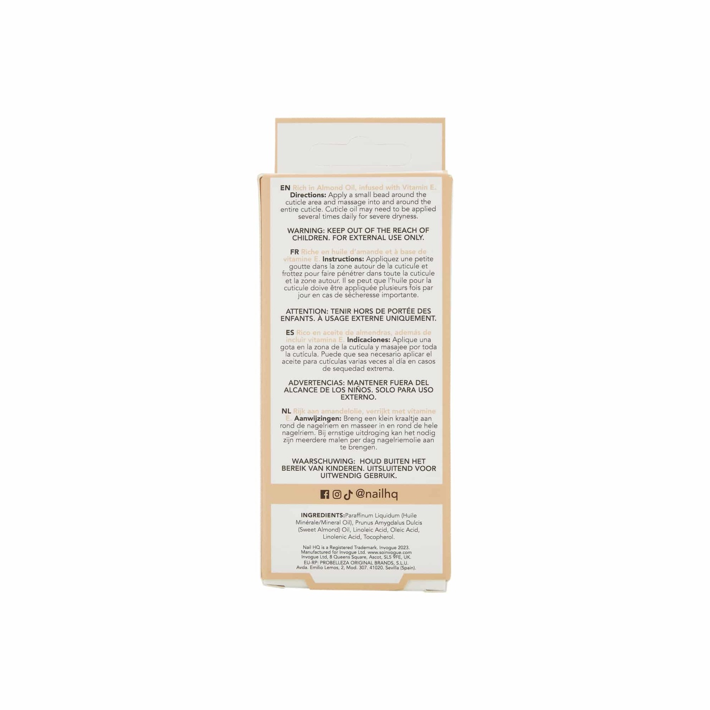 Nail HQ Essentials Cuticle Oil 8ml