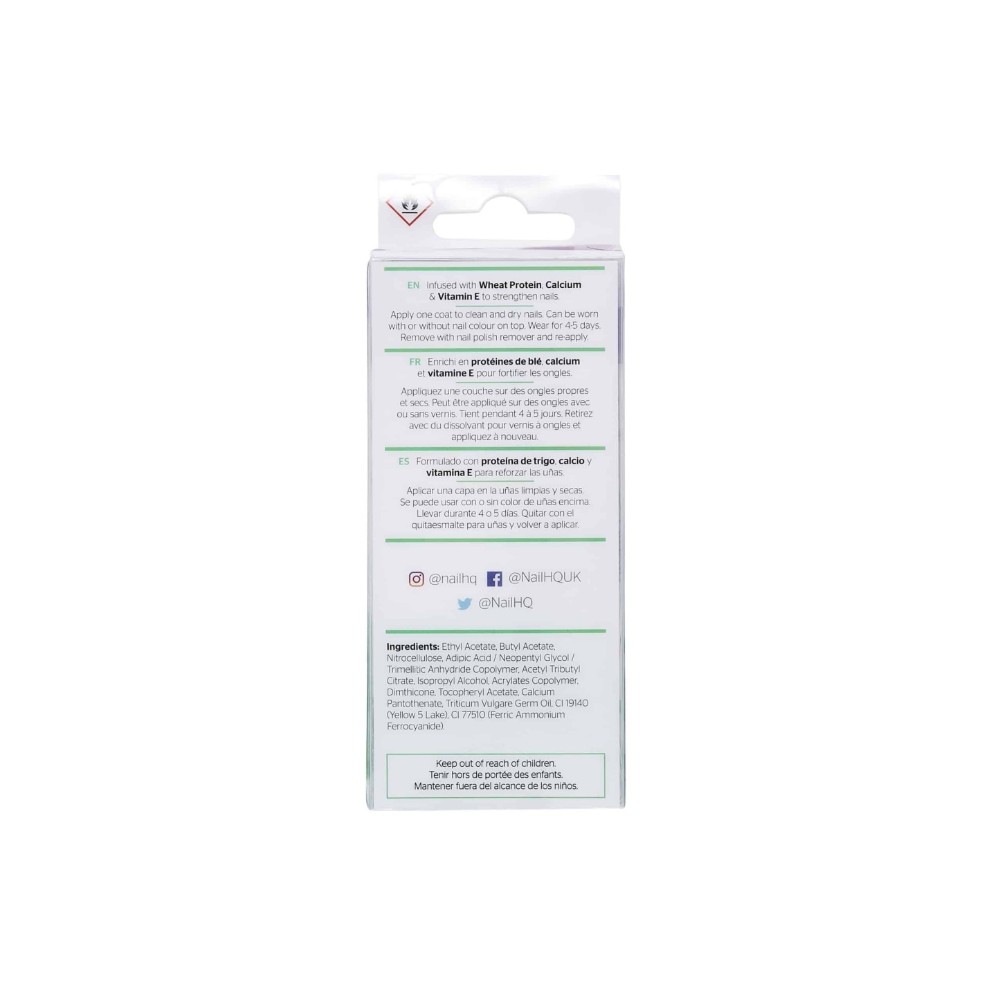 Nail HQ Essentials Strengthener 8ml