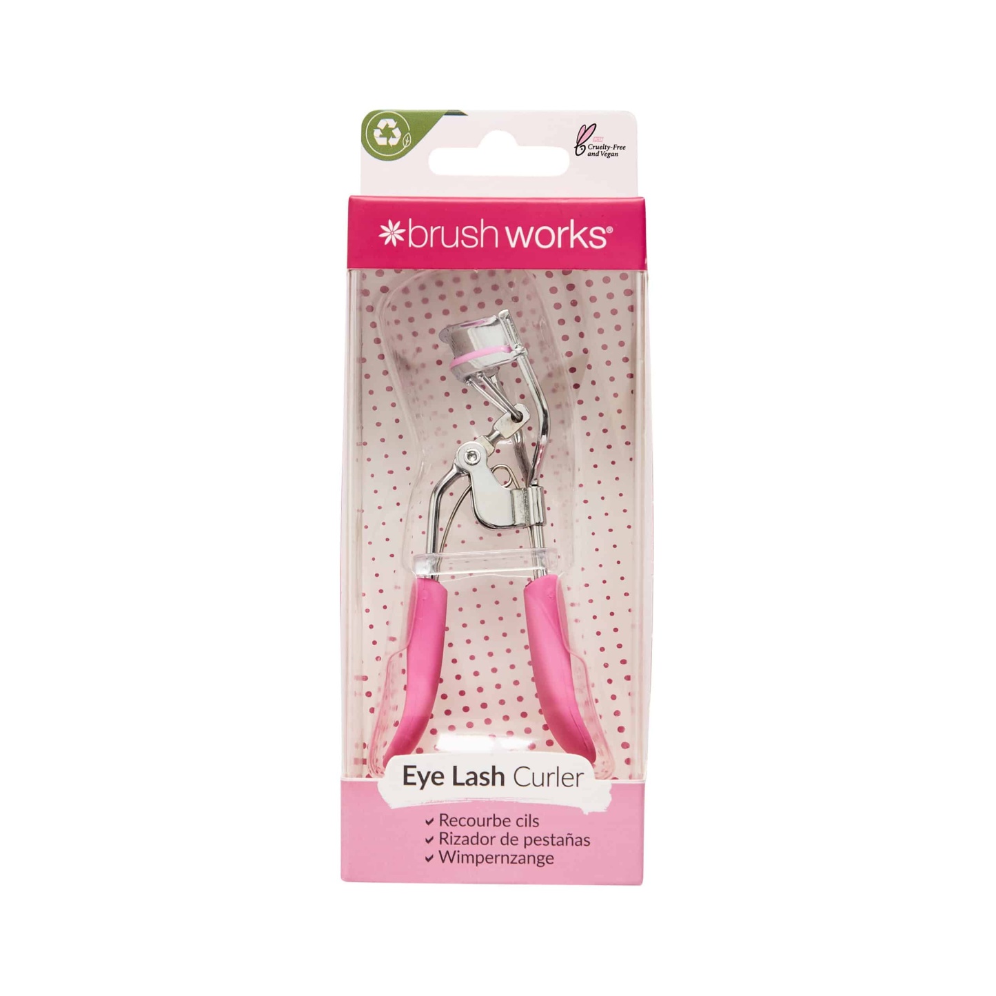 Brushworks Eyelash Curler Pink