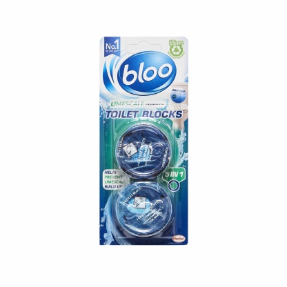 Bloo Limescale Prevention Toilet Block Twin Pack