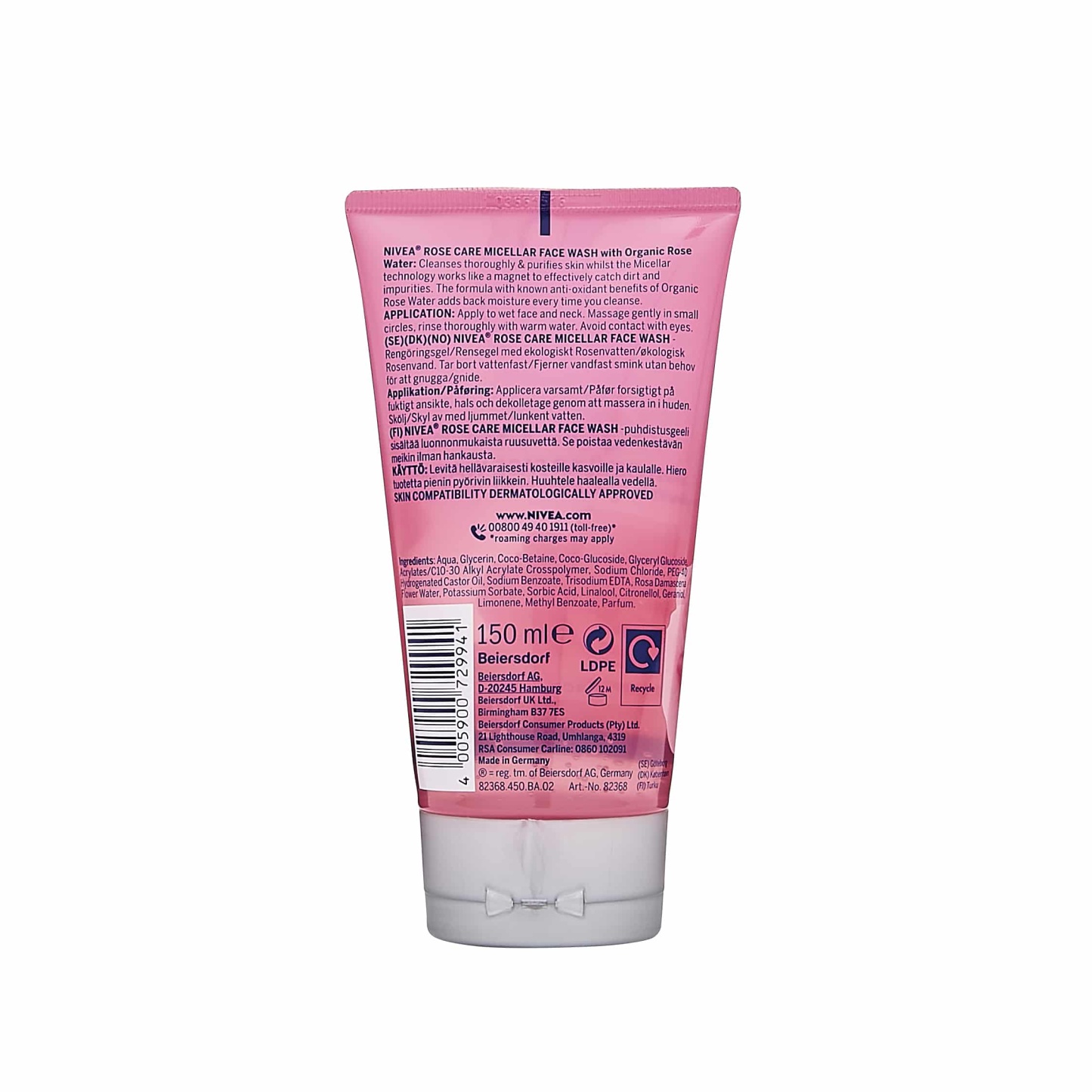 NIVEA Rose Care Micellar Face Wash 150ml