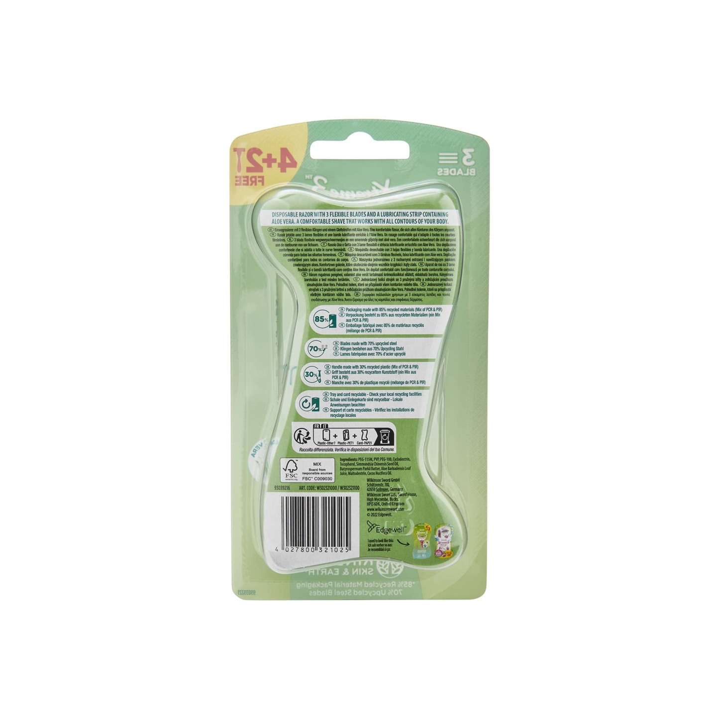 Wilkinson Sword Xtreme 3 Comfort Women's Razors Pack of 6
