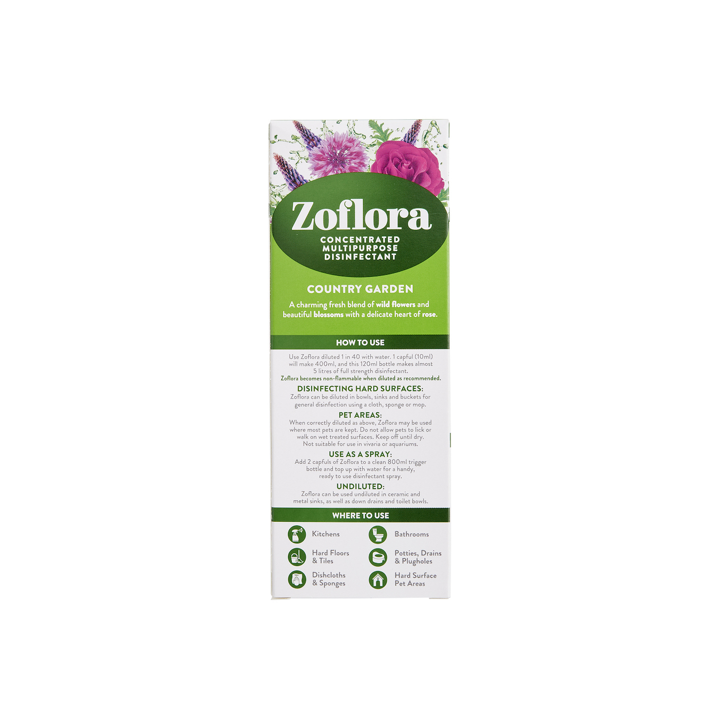 Zoflora Country Garden 120ml