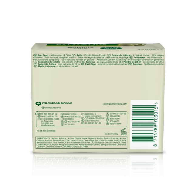 Palmolive Naturals Moisture Care With Olive Soap Bar 4 x 90g