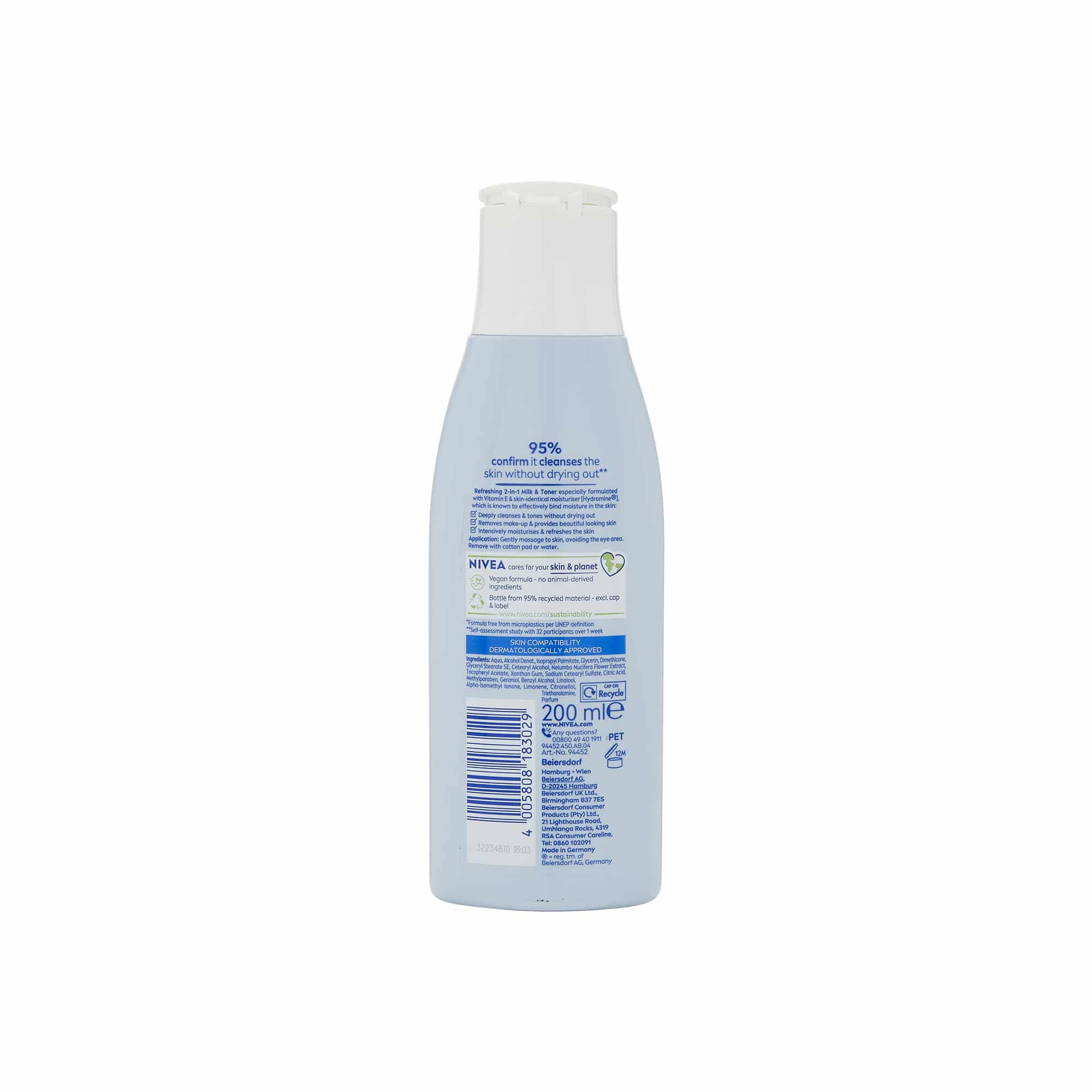 NIVEA 2 In 1 Cleanser & Toner 200ml