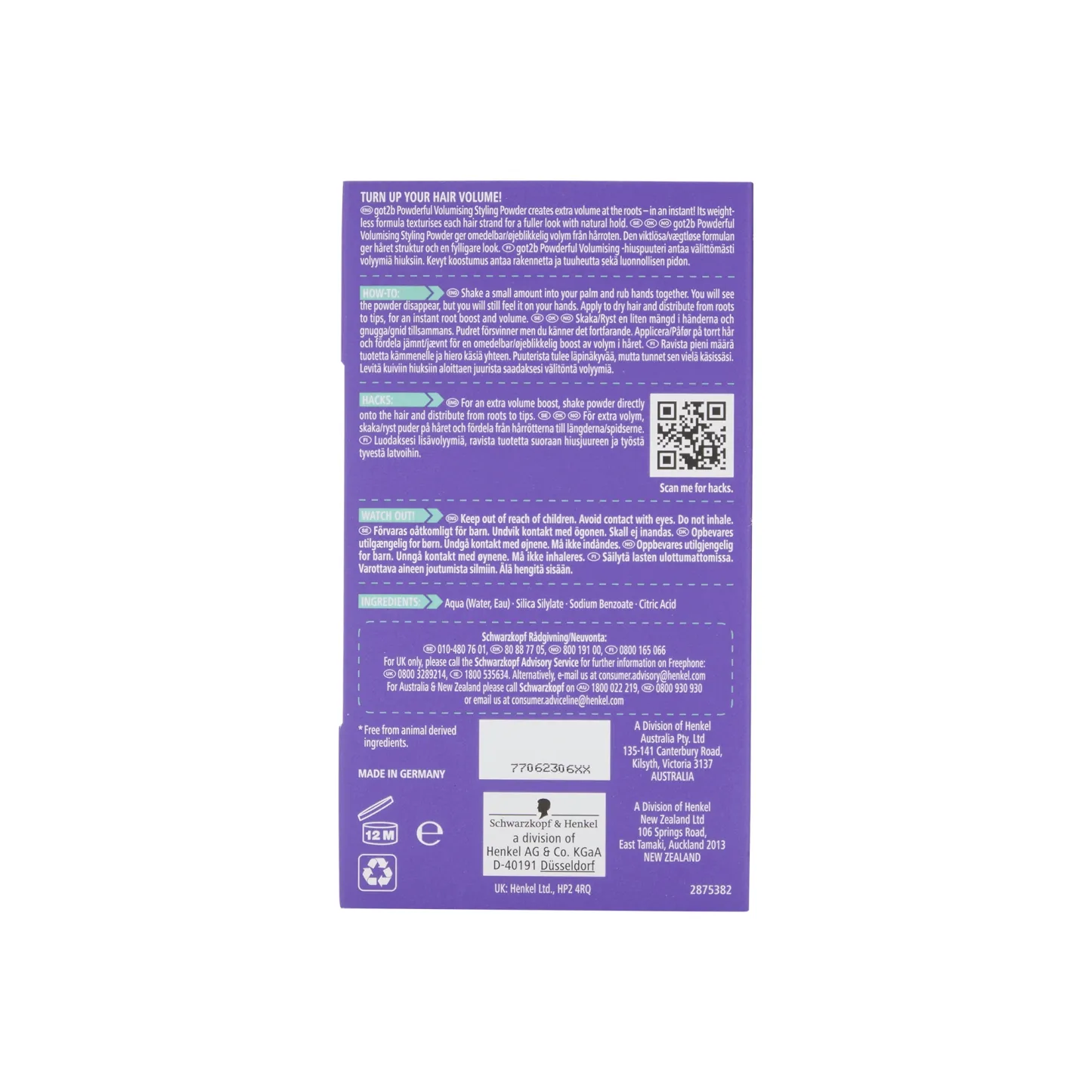 got2b Powder'ful Volumizing Styling Powder 10g