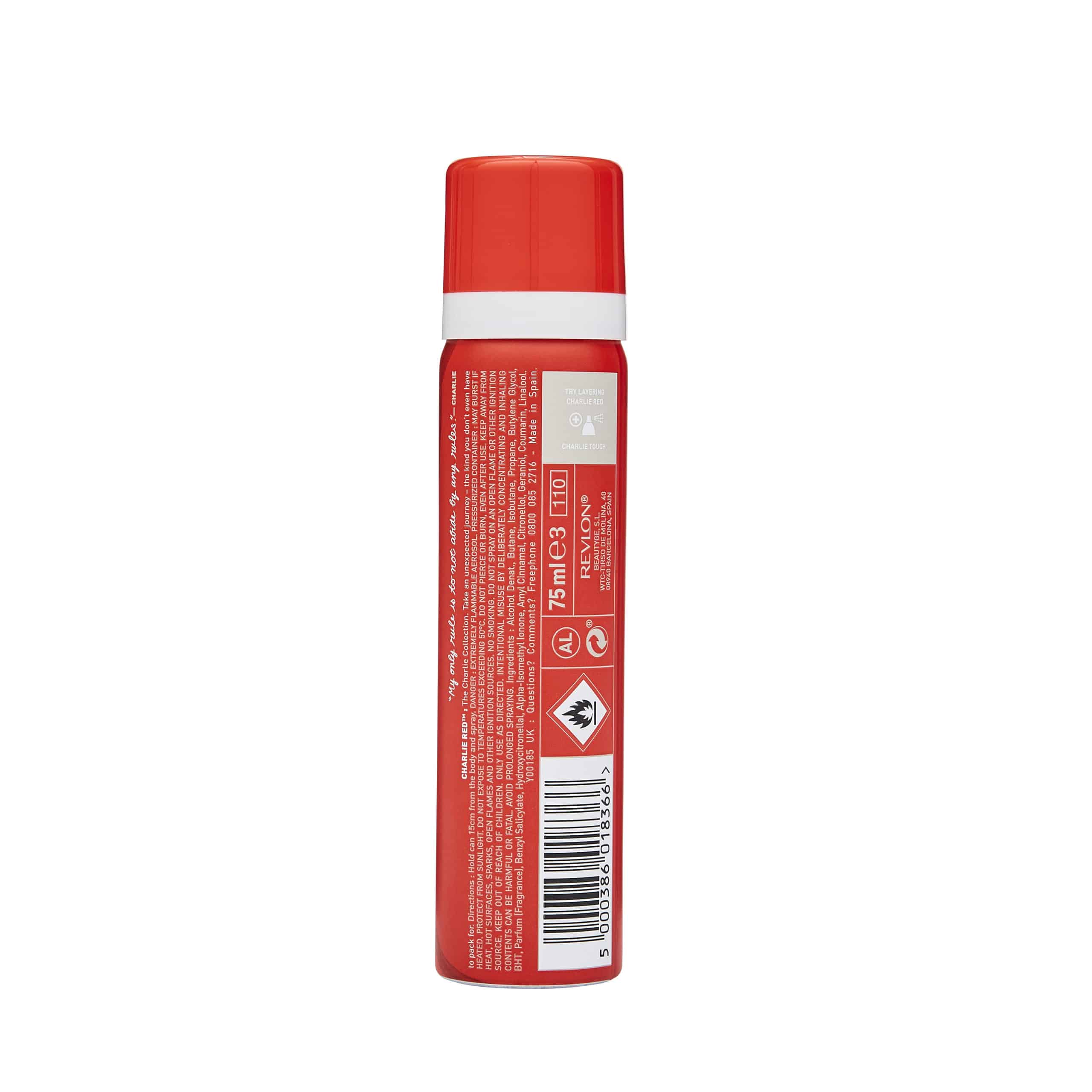 Charlie Red Body Spray 75ml