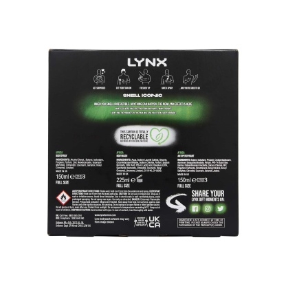 Lynx Africa Trio Gift Set