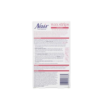 Nair Wax Strips Body 20's