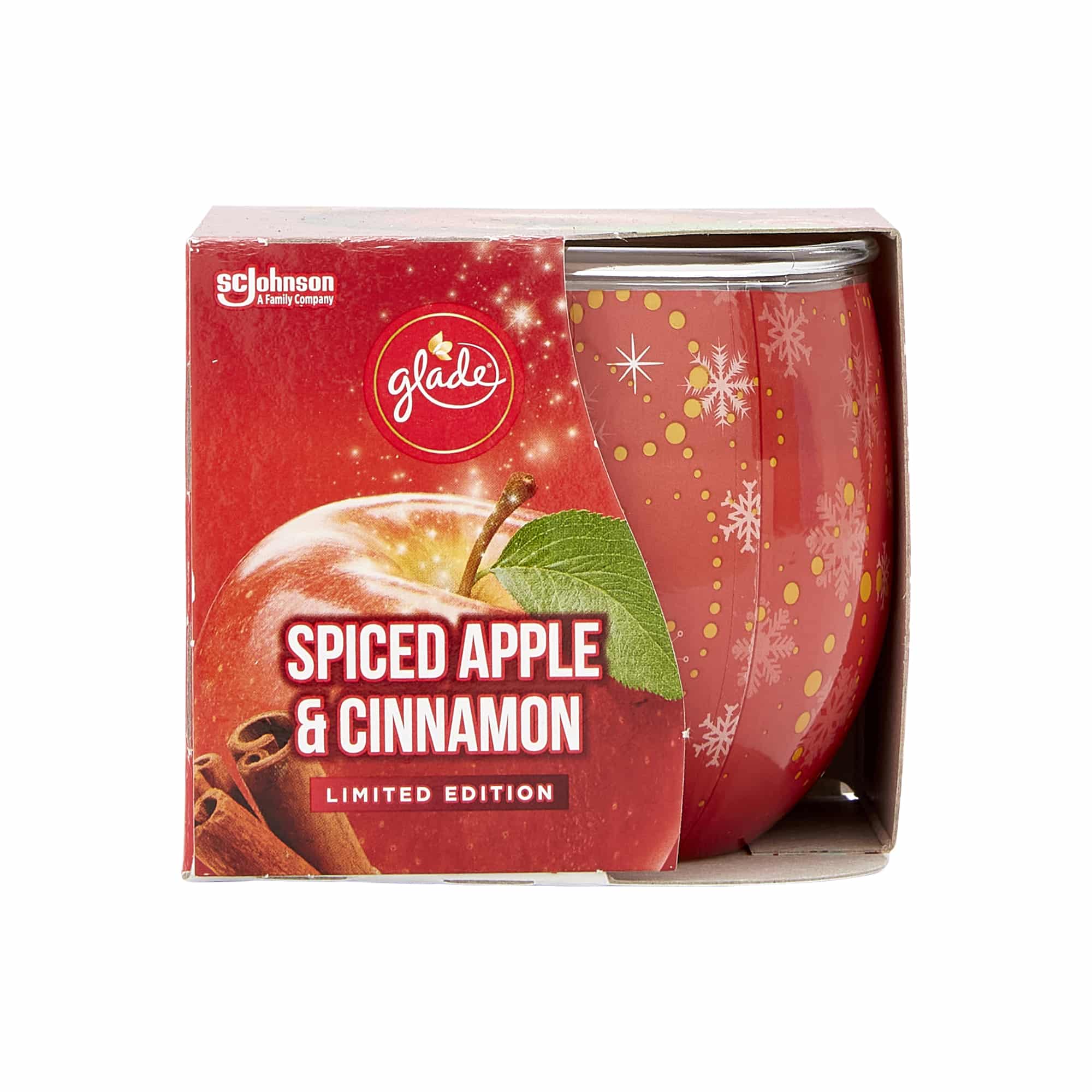 Glade Candle Spiced Apple & Cinnamon 120g