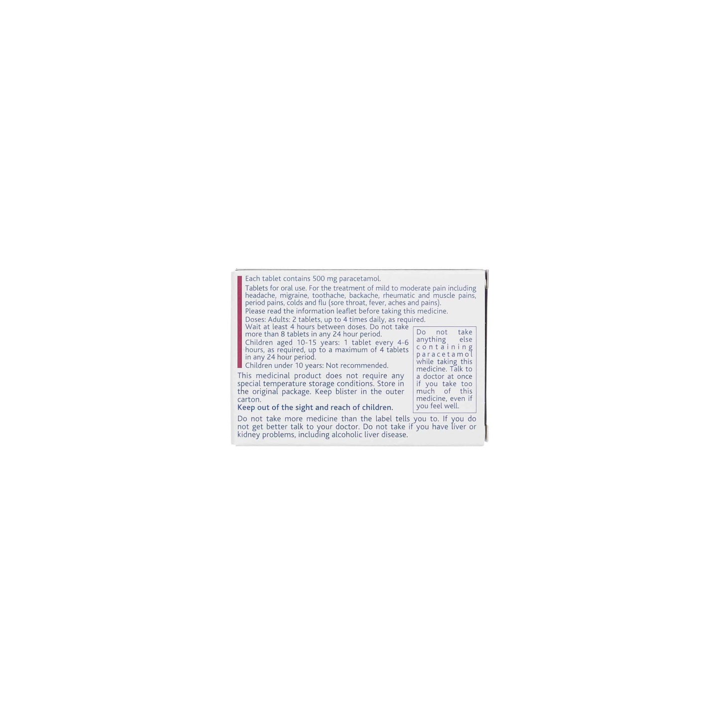 Genesis Paracetamol Tablets 500mg 16's