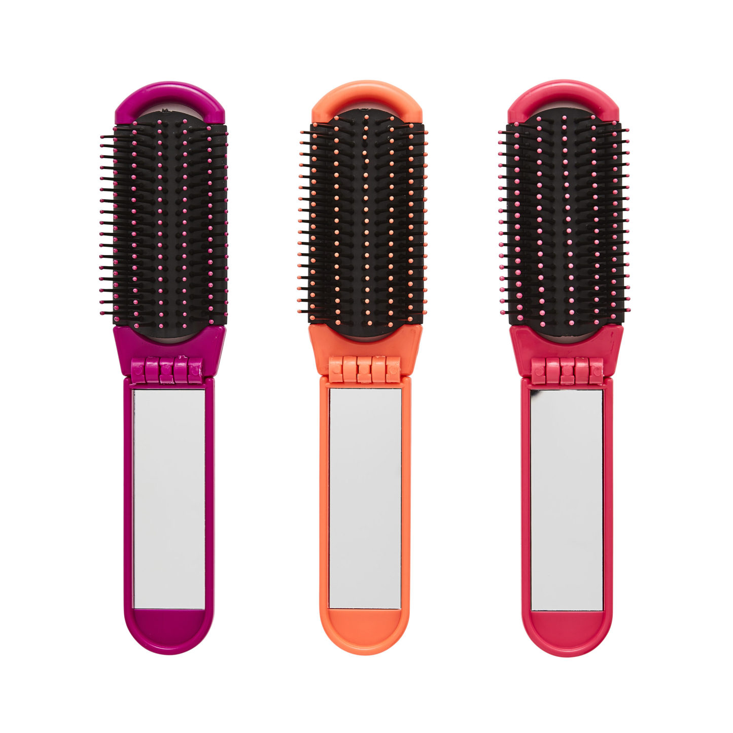 Body Collection Folding Brush with Mirror
