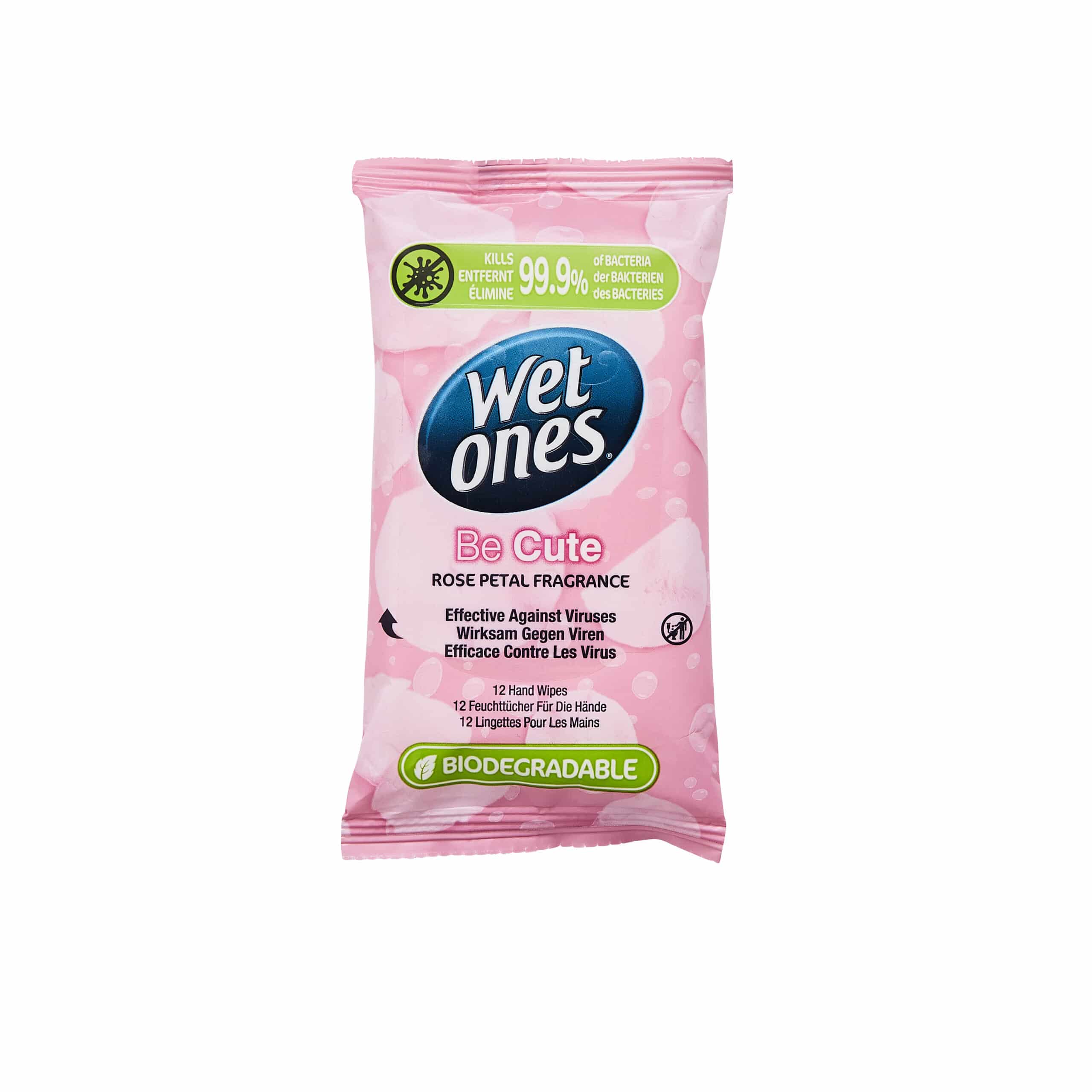 Wet Ones Be Cute Biodegradable Wipes 12's