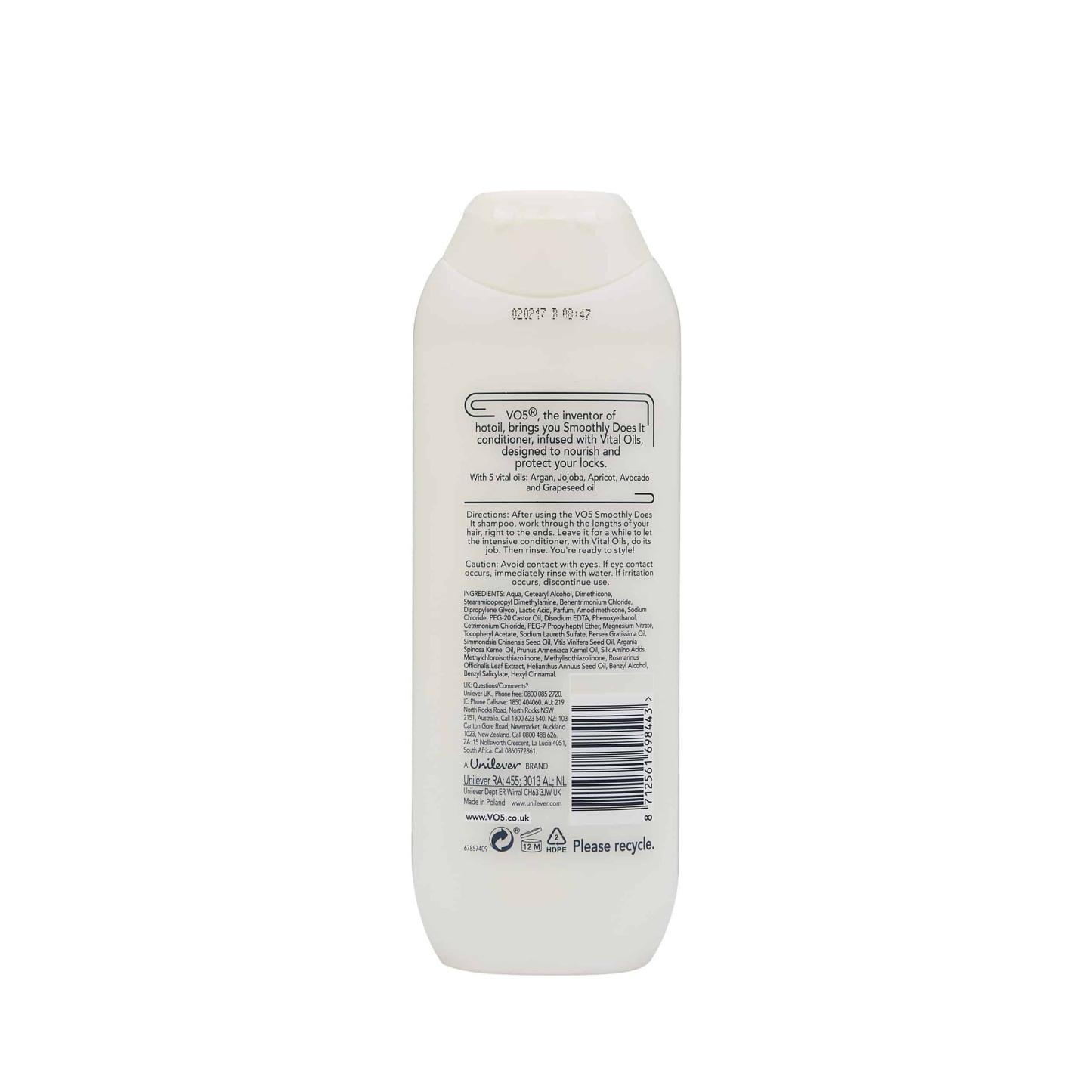 VO5 Smoothly Does It Conditioner 250ml