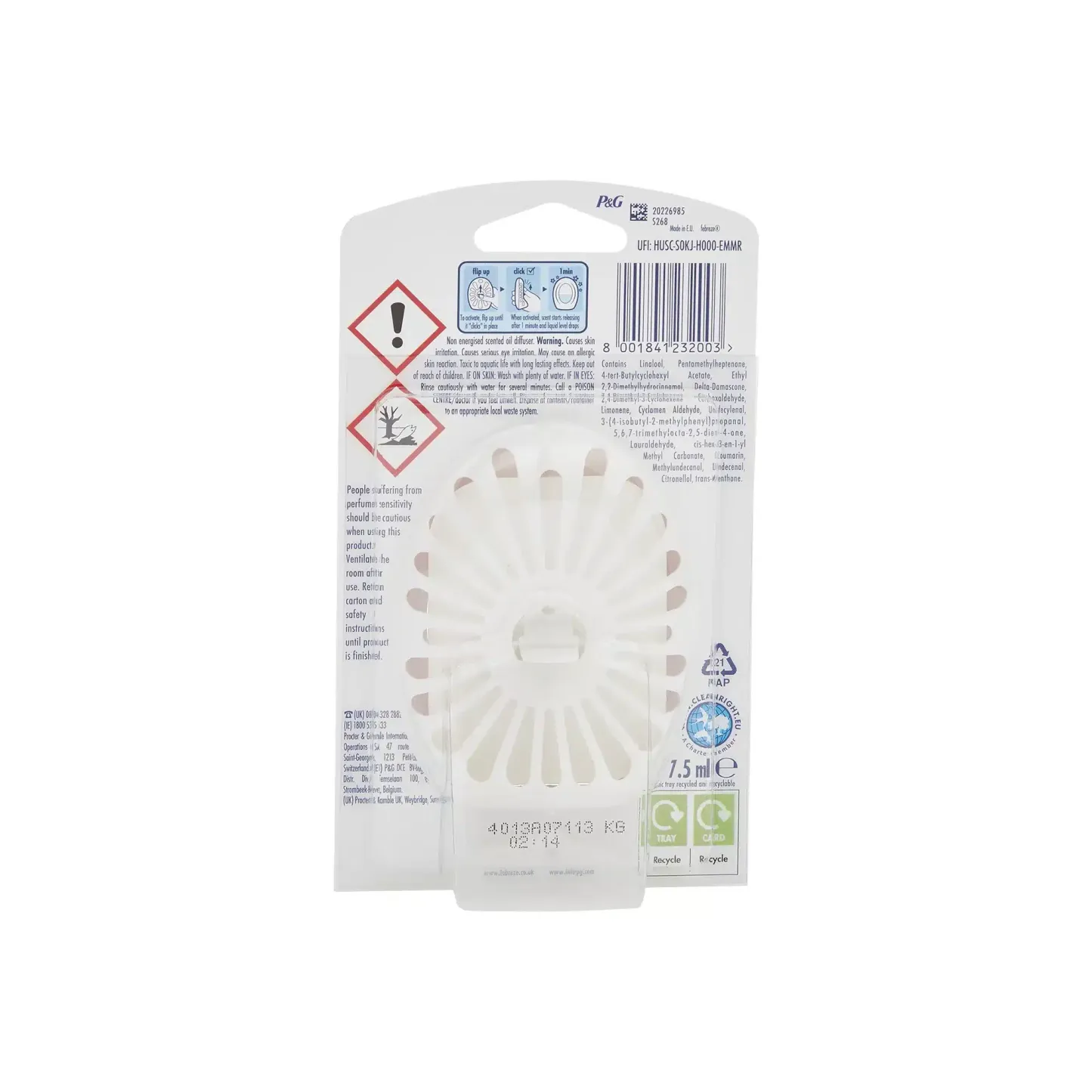 Febreze Bathroom Air Freshener Blossom & Breeze 7.5ml
