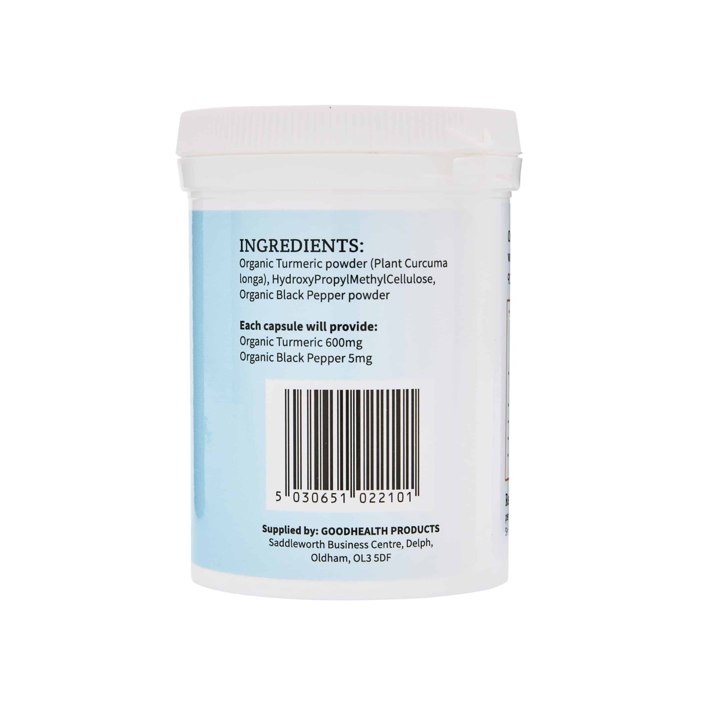 Goodhealth Organic Turmeric 600mg Capsules 90's