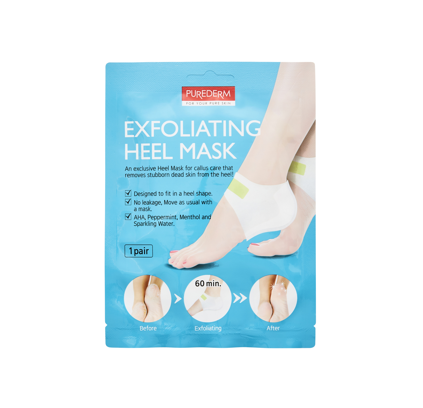 Purederm Exfoliating Heel Mask