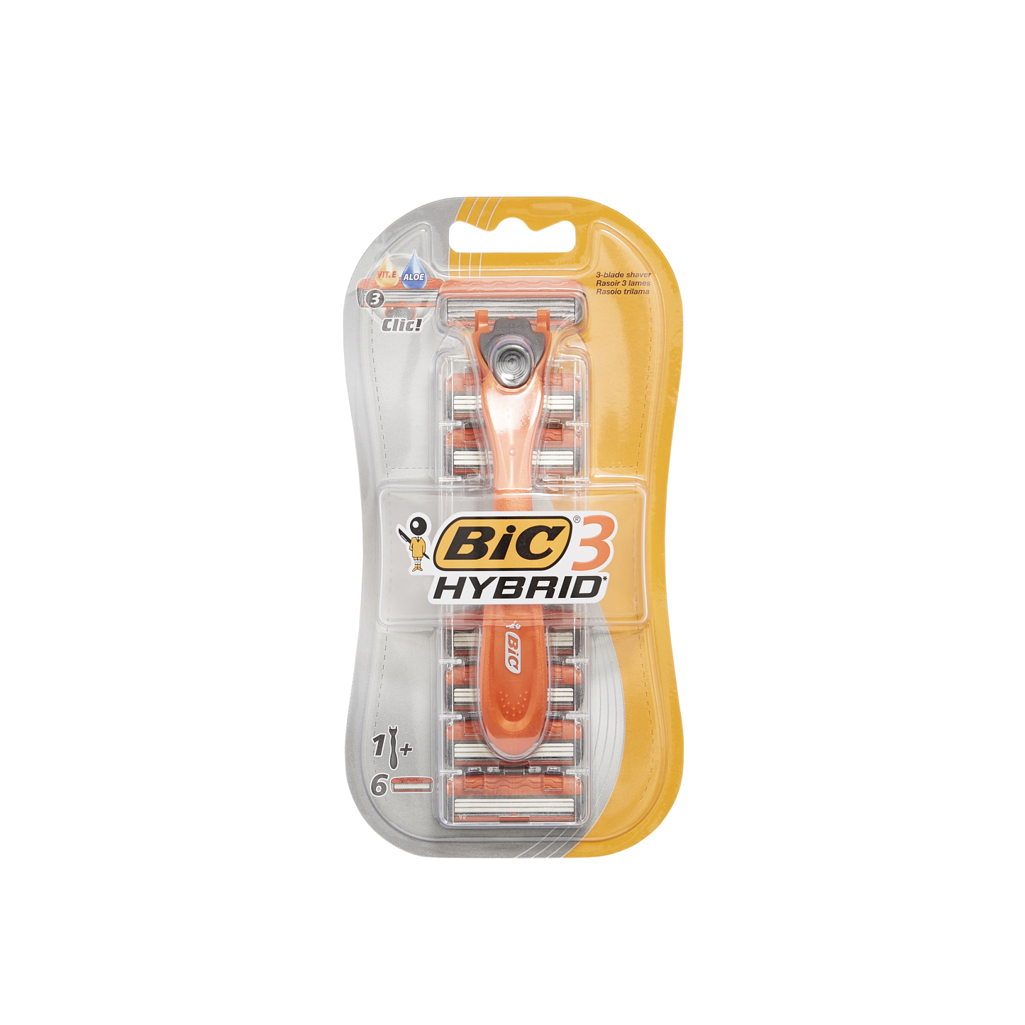 BIC 3 Hybrid Razor & 6 Blades