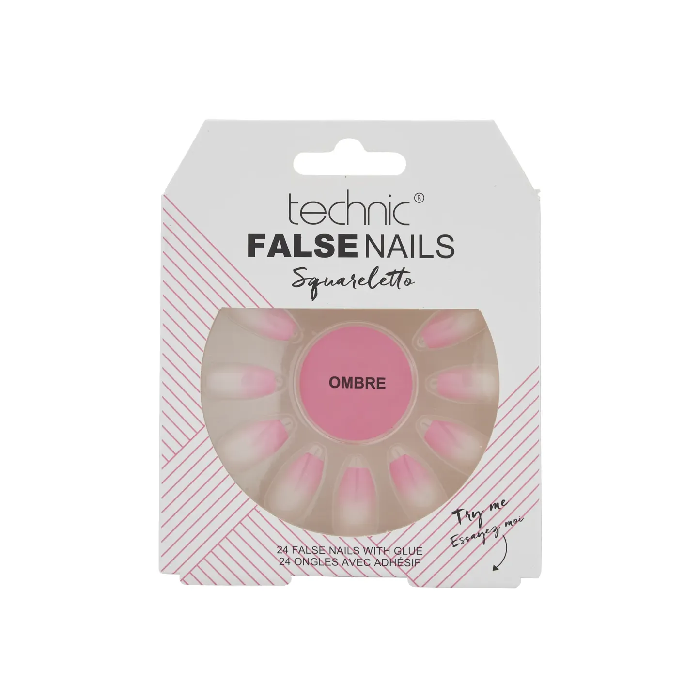 Technic Squareletto False Nails - Ombre