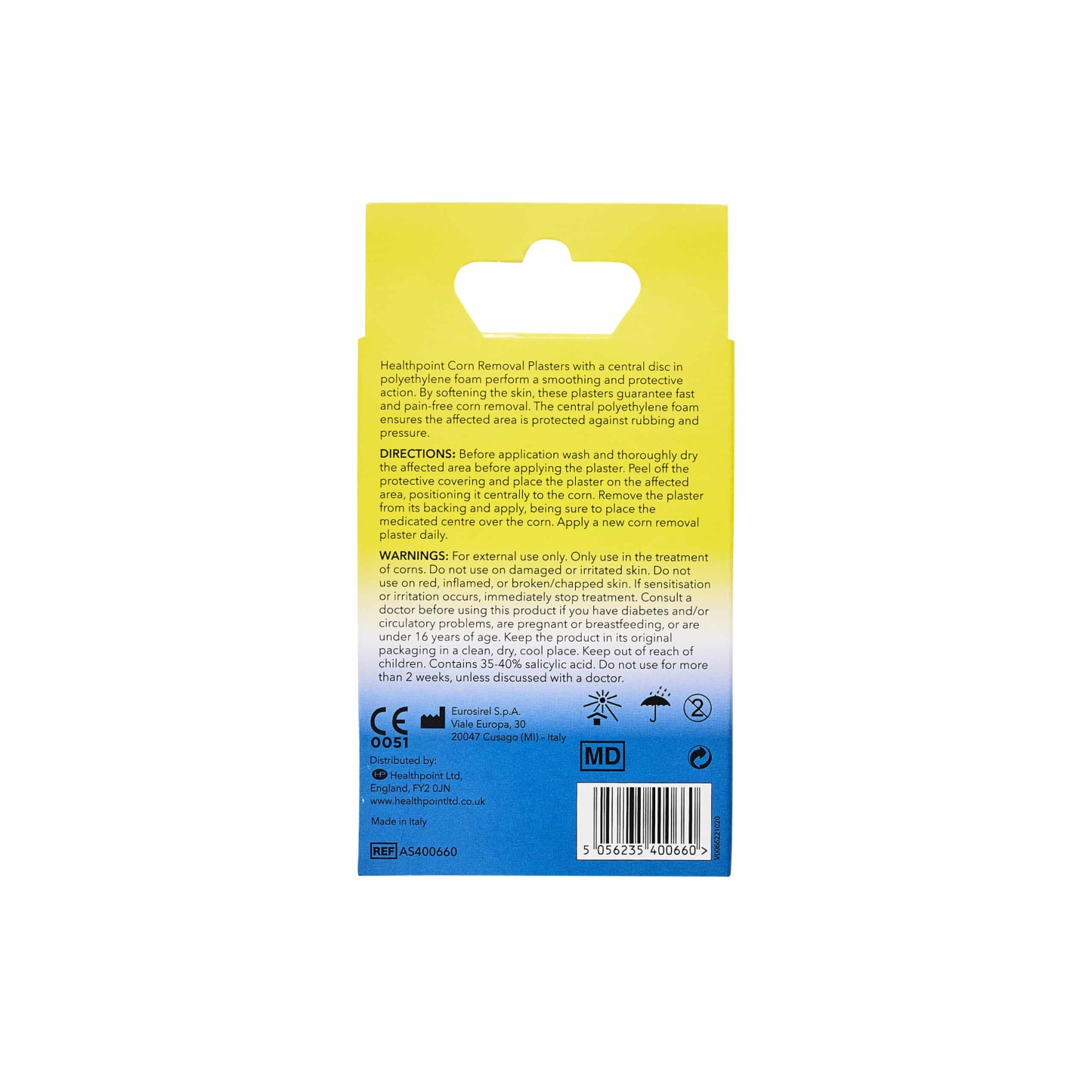 Healthpoint Corn Removal Plasters 6's