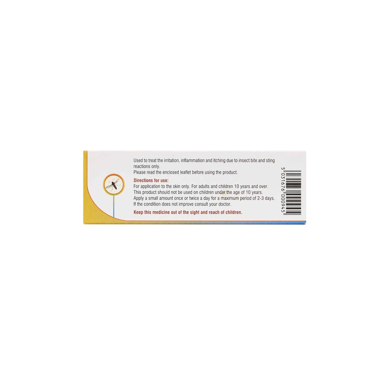 Skincalm Bite and Sting Relief 1% Cream Hydrocortisone 10g